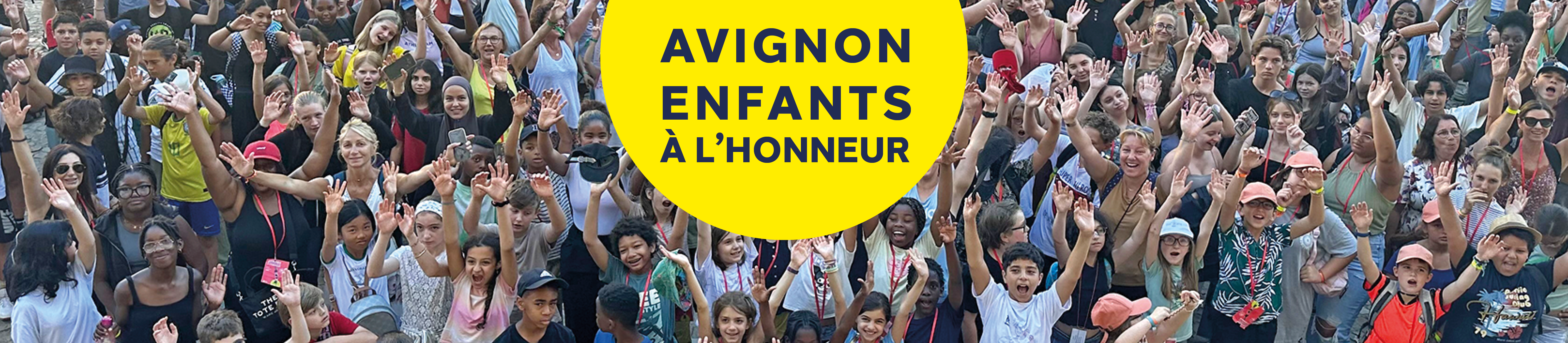 Avignon, enfants à l'honneur